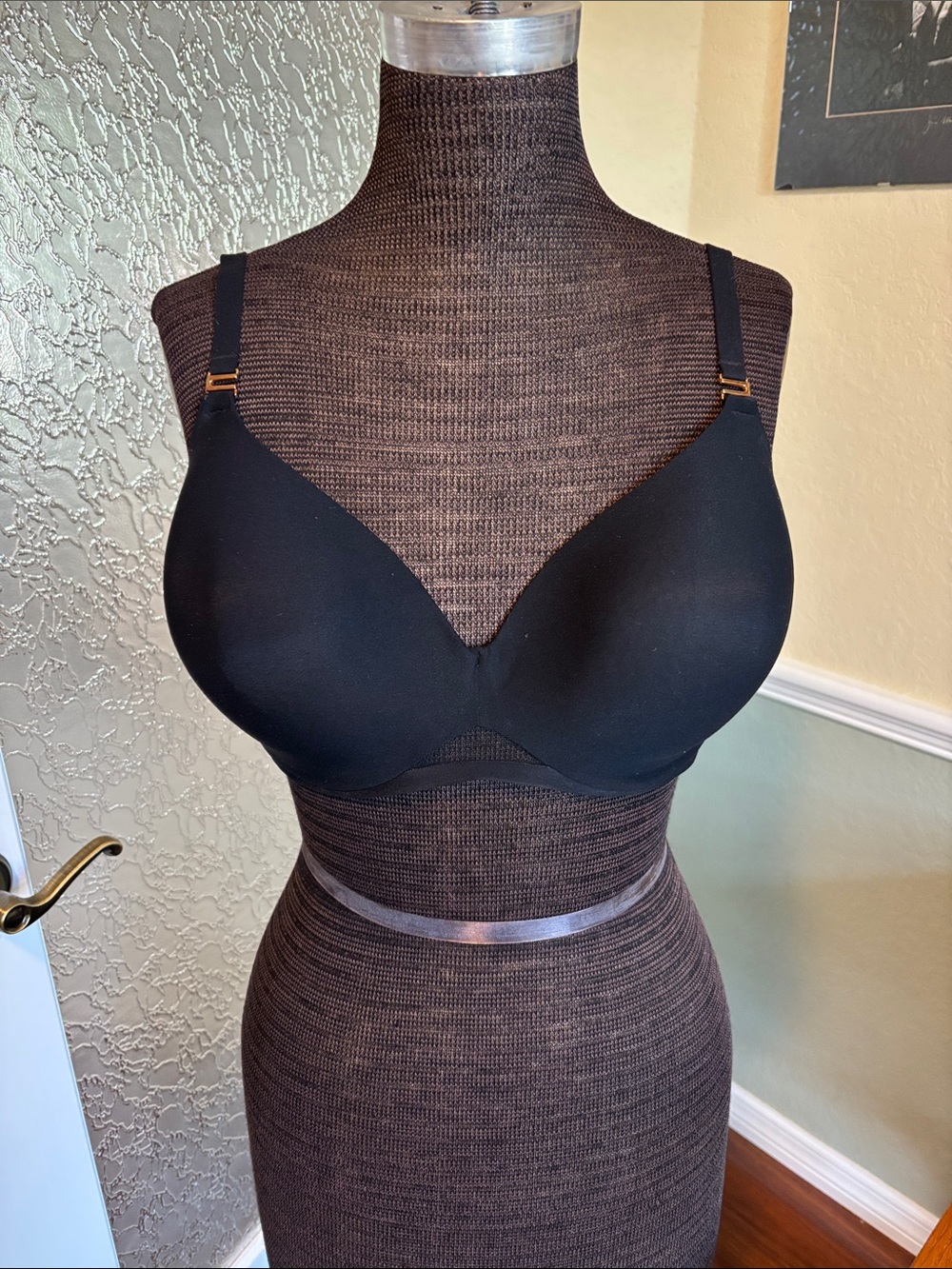 Soma Black Seamless T-Shirt Bra - Women Intimates 36 DDD